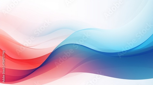 A clean, minimalist business abstract flat wavy background, offering ample space for text or branding elements. © Naseem