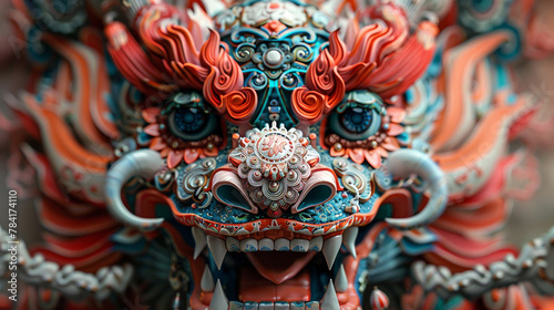 chinese dragon statue
