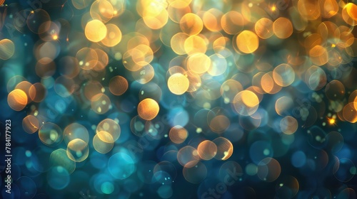 Abstract background with bokeh. Soft light defocused spots. © abida