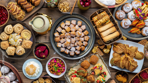 Eid al-Fitr is celebrated with an abundance of sweets and biscuits, adding sweetness to the festivities
