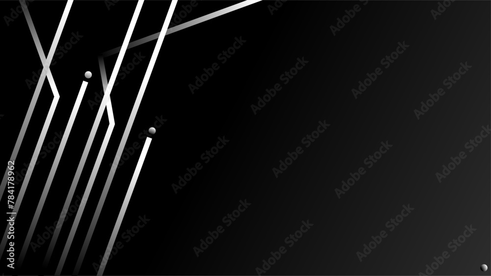 Dark grey black and white metallic lines cyber dystopian theme background Dark grey black and white metallic lines cyber dystopian theme background