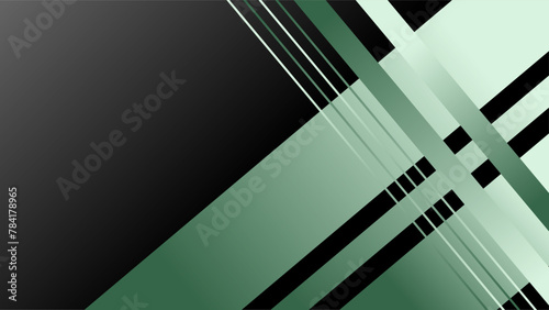 Dull and plain green colored diagonal rectangle rigid strips background