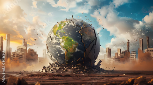 Devastation by Commerce: Earth's Destruction from Excessive Business
