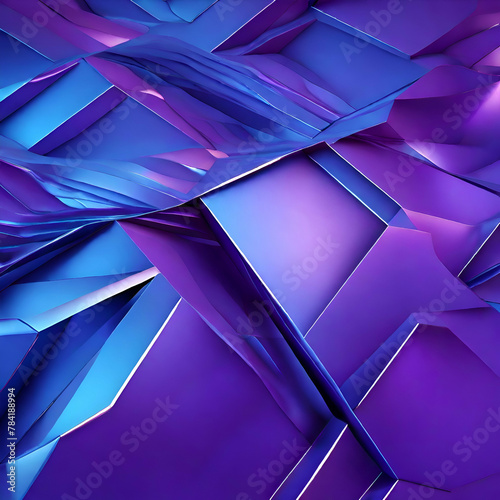 purple and blue abstract geometric background