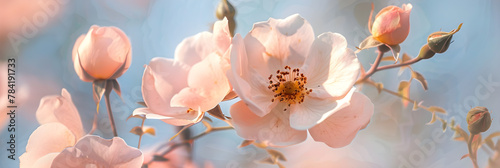 Wild Prairie Rose: Signature Flower of North Dakota in Full Irresistible Bloom