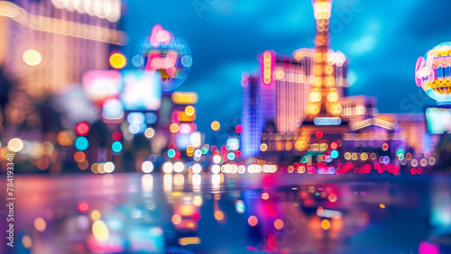 Las Vegas Strip at Night photo