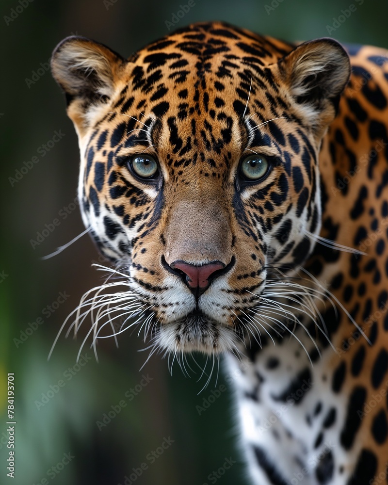 Close up view of a leopard hiding behind a tree. Close up view of a leopard hiding behind a tree.