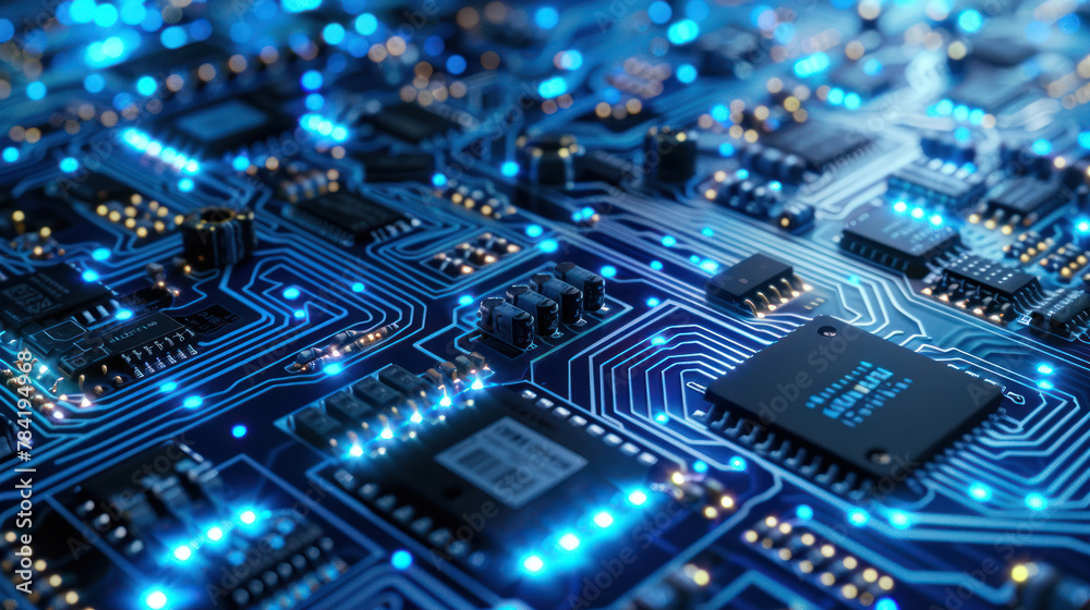 Close Up of a Computer Circuit Board Close Up of a Computer Circuit Board