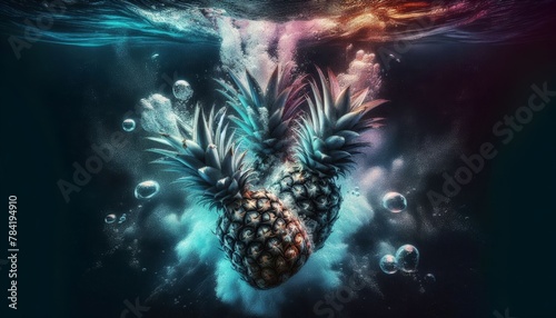Pineapple Fruit Studio Photography