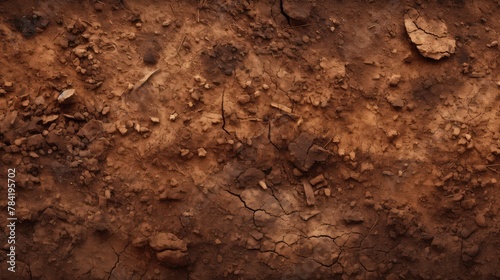 Dark Textured fertile soil background