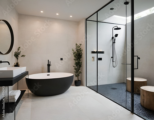 modern bathroom interior