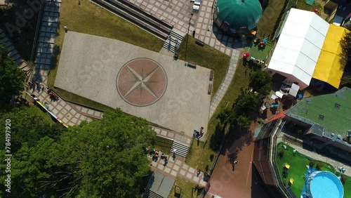 Viewing Square Jaroslawiec Plac Widokowy Roza Wiatrow Aerial View Poland photo