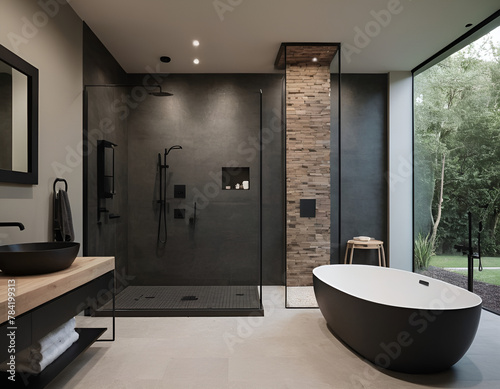 modern bathroom interior