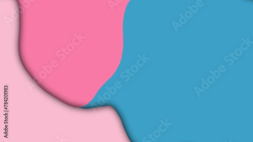 Blue and pink color background, viscous liquid texture. abstract illustration.