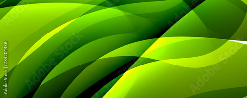 A close up shot of a vibrant green and yellow abstract background resembling a terrestrial plant. The pattern and symmetry create an artistic display, reminiscent of macro photography
