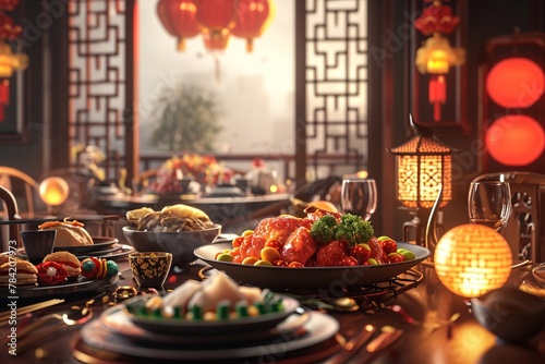 中華料理店のイメージ photo