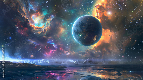 planets stars in outer space concept cosmic photography cosmic-themed wallpapers and stunning sci-fi visuals
