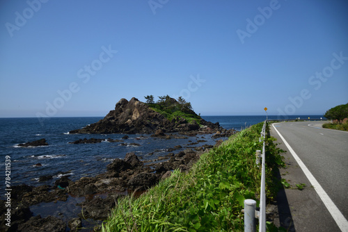 能登半島の海岸線