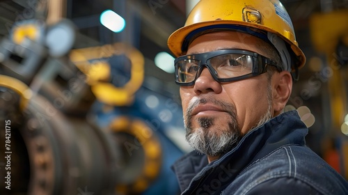 A Native American mechanical engineer, specializing in industrial manufacturing machinery within a factory setting, prioritizes diversity, quality control, repair, and a safety-first approach.