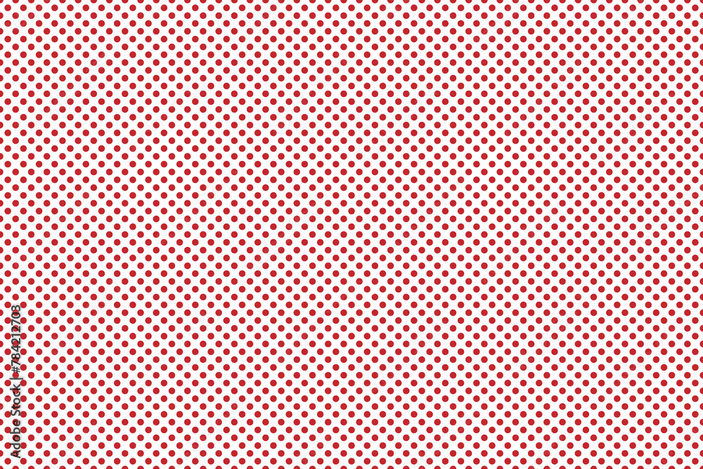 Red dots pattern seamless. Vector Illustration