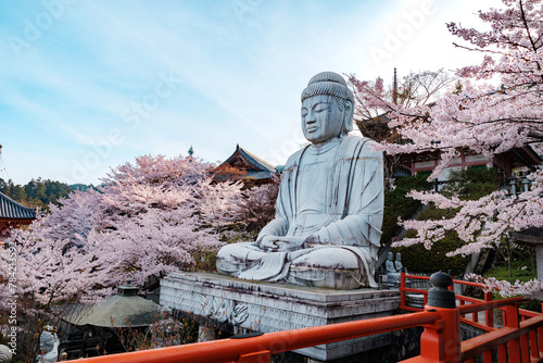 Wallpaper Mural 大仏と満開の桜 Torontodigital.ca