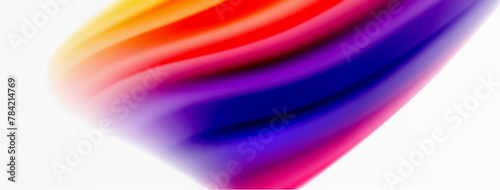 A vibrant close up of a colorful swirl featuring shades of purple, pink, violet, magenta, and electric blue on a white background. The swirling pattern creates an artistic circle design