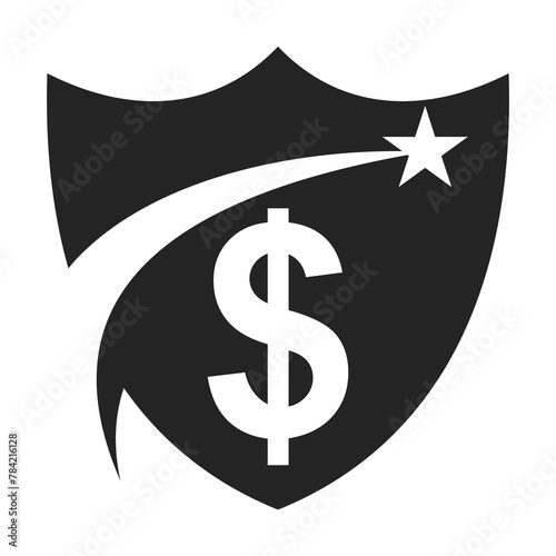 finance Logo template Isolated. Brand Identity. Icon Abstract Vector graphic