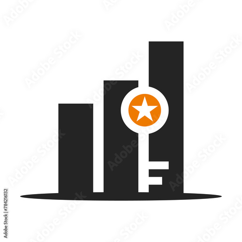 Success business logo template Isolated. Brand Identity. Icon Abstract Vector graphic