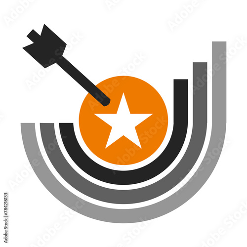 Success business logo template Isolated. Brand Identity. Icon Abstract Vector graphic