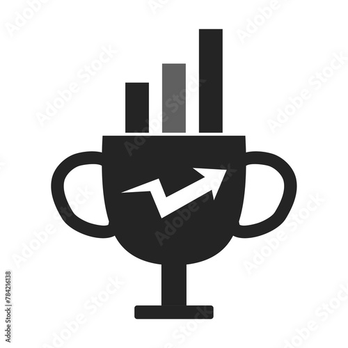 Success business logo template Isolated. Brand Identity. Icon Abstract Vector graphic