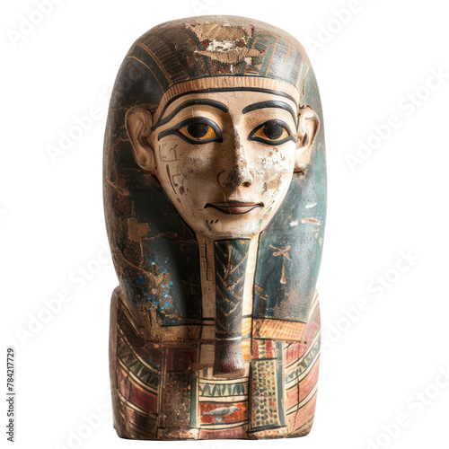 Hedjet Egypt Art object isolated on transparent png.
 photo