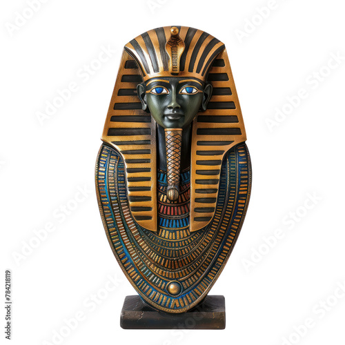Osiris Egypt Art object  isolated on transparent png.