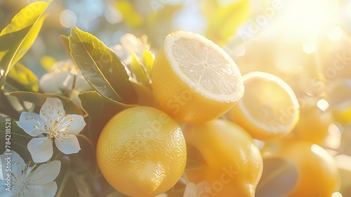 Refreshing Lemon Zest: Invigorating and Vibrant Citrus Delights photo