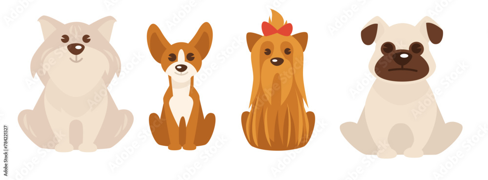 Cute Cartoon Dogs Vector Compilation Cute Cartoon Dogs Vector Compilation
