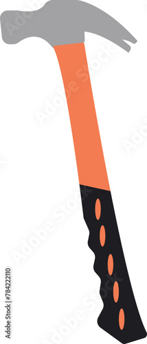 A hammer vector is a versatile tool with a handle and weighted head, ideal for driving nails or breaking objects with precision and force.