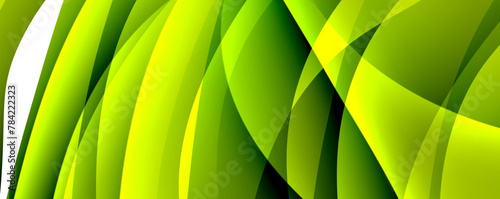 A closeup shot of a terrestrial plant with green and yellow wave pattern on a white background, showcasing tints and shades of electric blue in macro photography