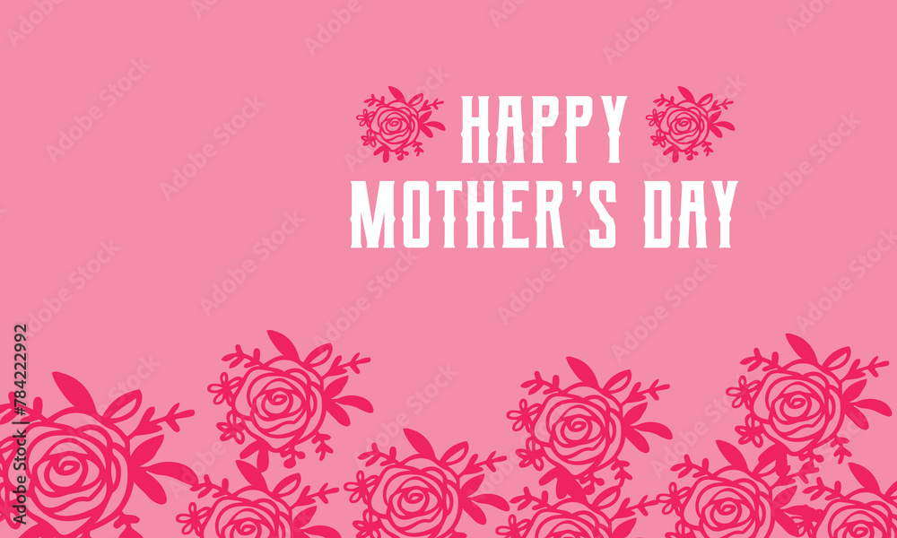 Happy mothers day card. Vector greeting banner for social media, online stores, poster. Text of happy mother's day. Vector illustration . EPS 10 Happy mothers day card. Vector greeting banner for social media, online stores, poster. Text of happy mother's day. Vector illustration . EPS 10