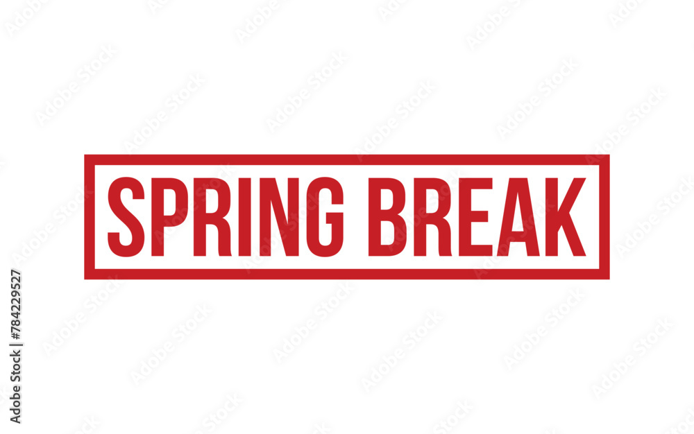 Red Spring Break Rubber Stamp Seal Vector Red Spring Break Rubber Stamp Seal Vector