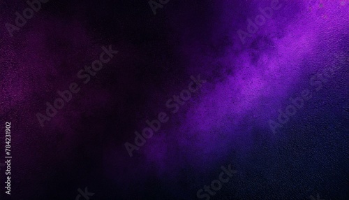 Mysterious Twilight: Grainy Gradient with Glowing Purple and Black Violet Noise Texture