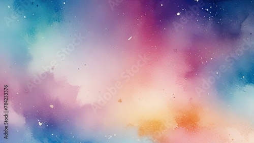 abstract spalsh sky cloud watercolor background