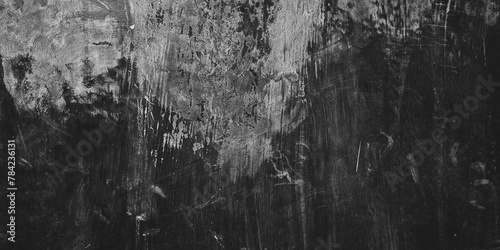 black grunge wall cement texture background