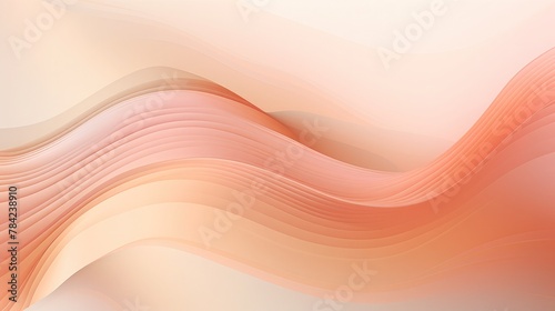 Smooth, flowing waves of soft color palette