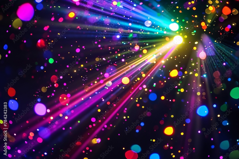 Obraz premium カラフルな放射線