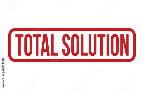 Total Solution Rubber Stamp Seal Vector