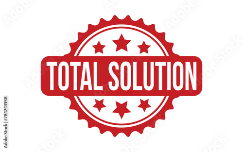 Total Solution Rubber Stamp Seal Vector