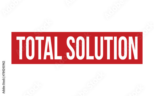 Total Solution Rubber Stamp Seal Vector