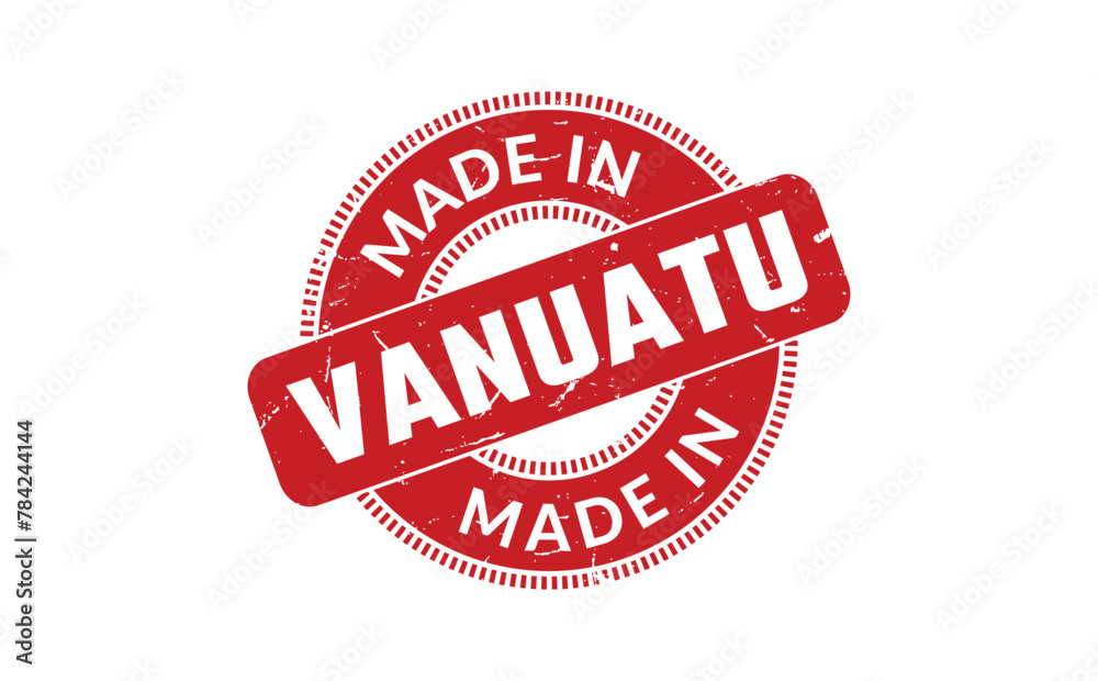 Made In Vanuatu Rubber Stamp
