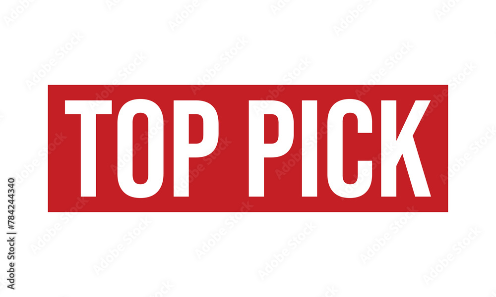 Top Pick Rubber Stamp Seal Vector Top Pick Rubber Stamp Seal Vector