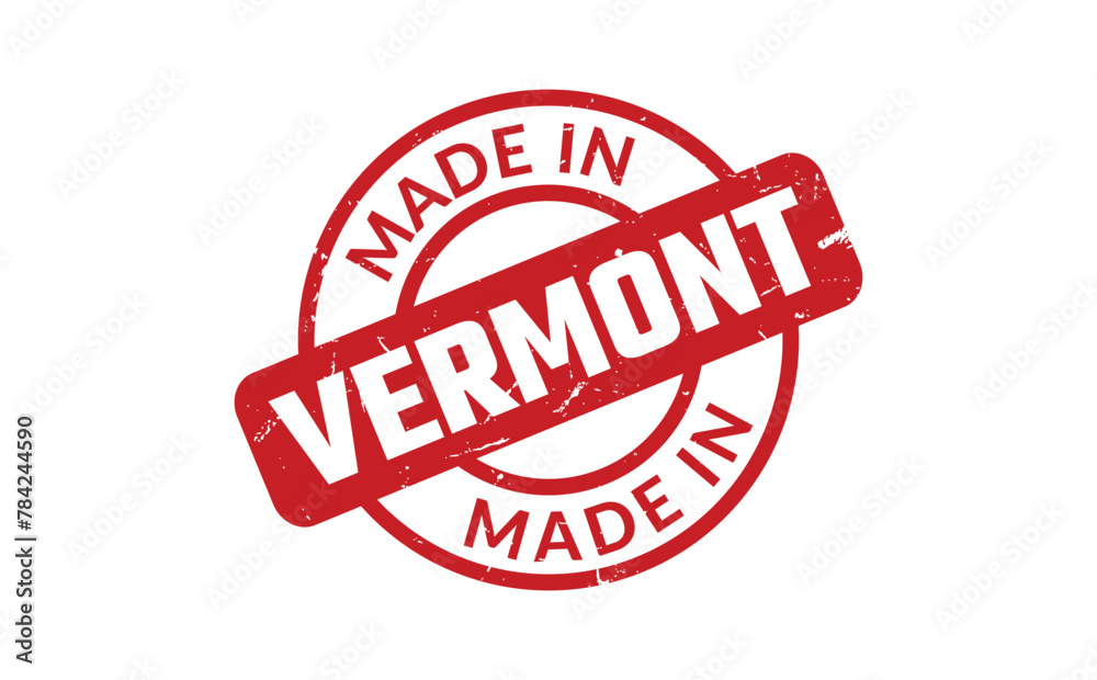Made In Vermont Rubber Stamp