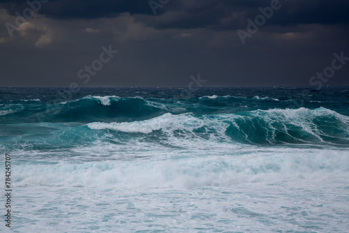Fototapeta Naklejka Na Ścianę i Meble -  奄美の海, ダイナミックな海, 美しい波, 美しい波色, 